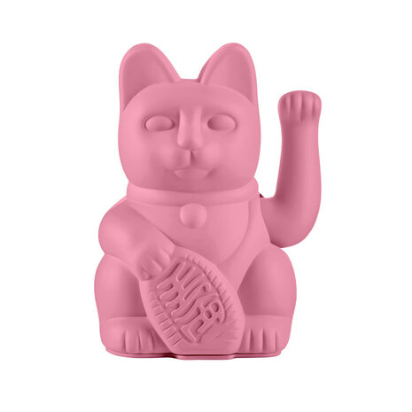 Donkey - Lucky Cat Hot Pink 10x15cm zwaaiend