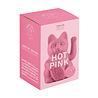 Donkey - Lucky Cat Hot Pink 10x15cm zwaaiend