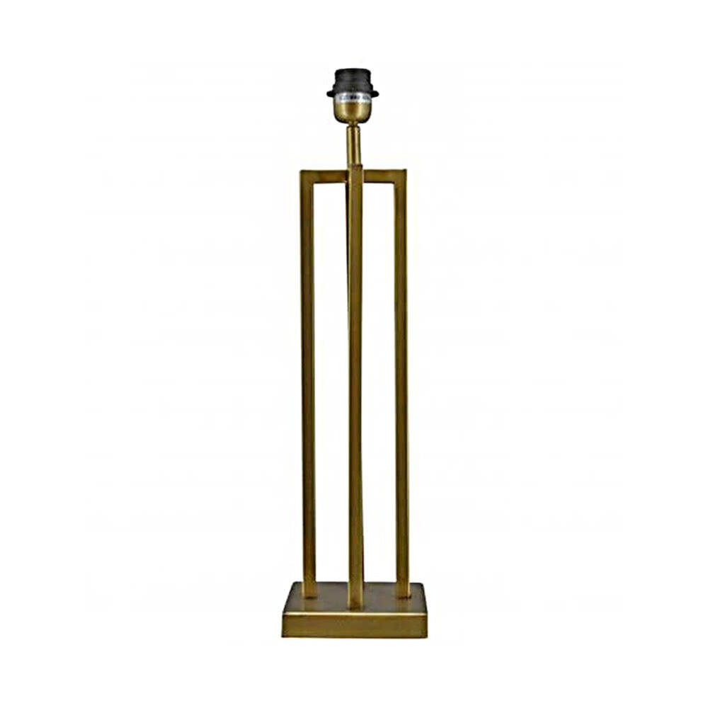 Melting Pot - Tafel Lamp Voet Rectangle Brons Metaal 10x58cm Melting Pot - Tafel Lamp Voet Rectangle Brons Metaal 10x58cm