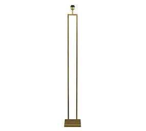 Melting Pot - Vloer Lamp Voet Rectangle Brons Metaal 20x144cm