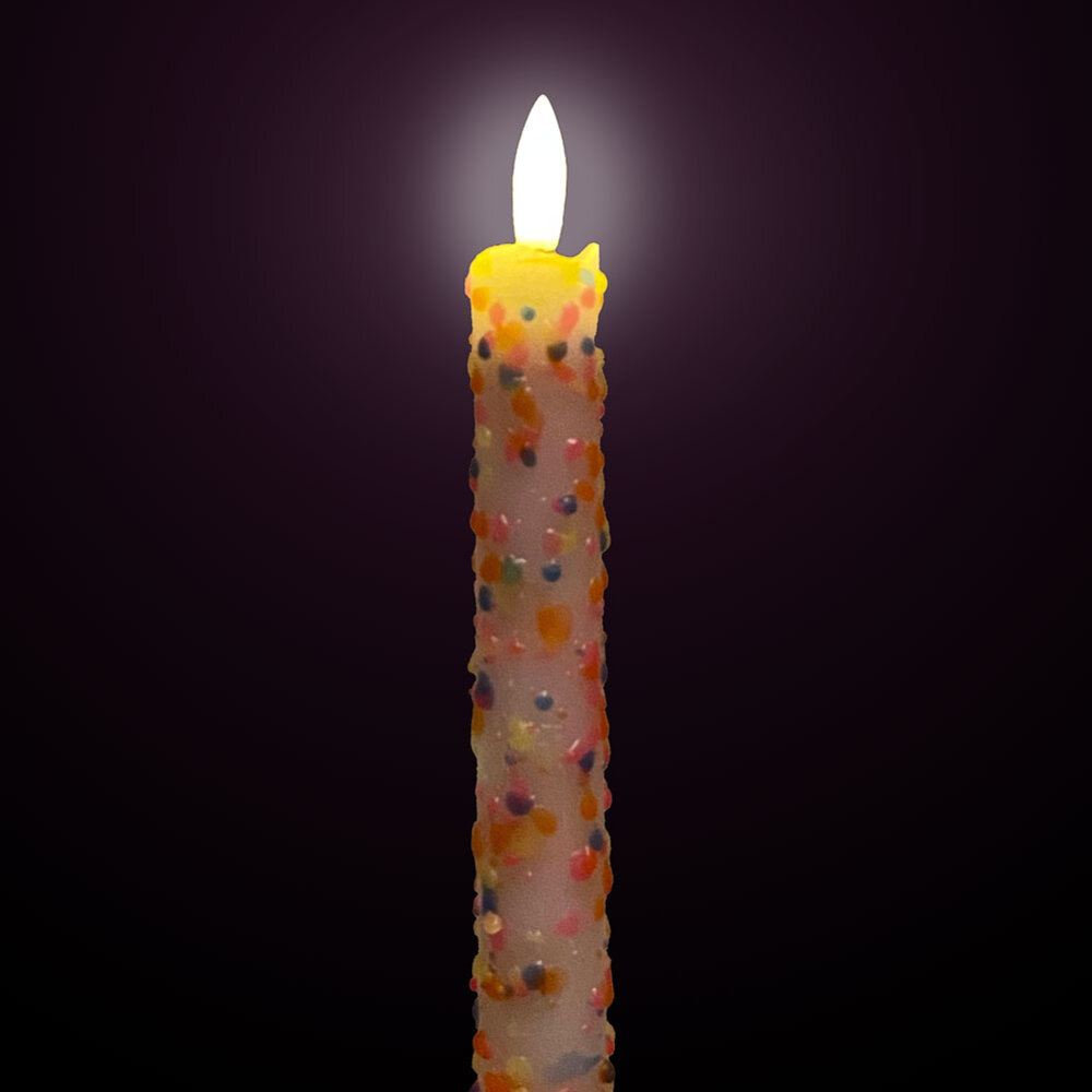 Melting Pot - LED-Kaars Candy Disco Multicolor 2x25cm + timer Melting Pot - LED-Kaars Candy Disco Multicolor 2x25cm + timer