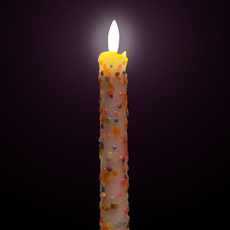 Melting Pot - LED-Kaars Candy Disco Multicolor 2x25cm + timer Melting Pot - LED-Kaars Candy Disco Multicolor 2x25cm + timer