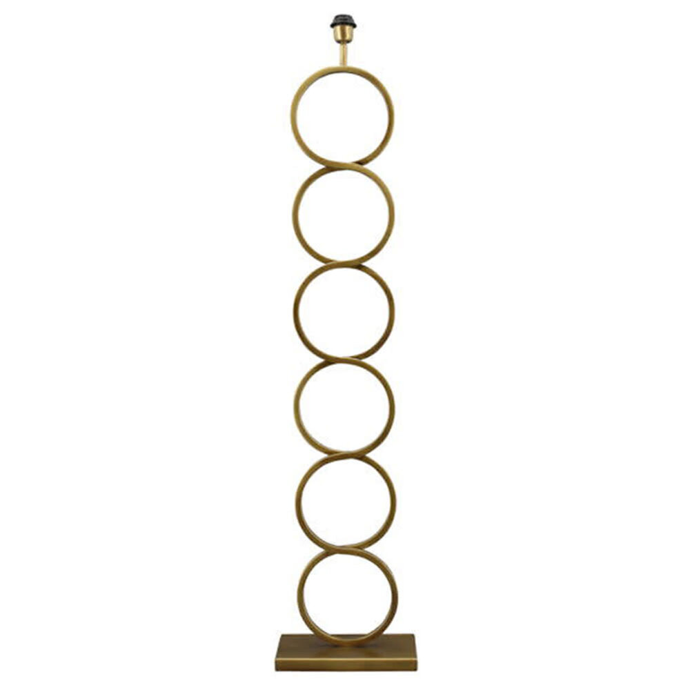 Melting Pot - Vloer Lamp Voet Capri 6 Ringen Brons Metaal 25x136cm Melting Pot - Vloer Lamp Voet Capri 6 Ringen Brons Metaal 25x136cm