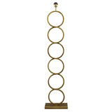Melting Pot - Vloerlamp Capri Voet 6 Ringen Brons Metaal 136cm Melting Pot - Vloerlamp Capri Voet 6 Ringen Brons Metaal 136cm