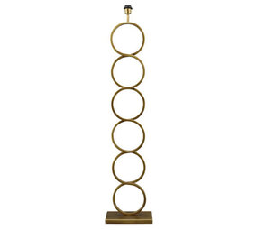 Melting Pot - Vloerlamp Capri Voet 6 Ringen Brons Metaal 136cm Melting Pot - Vloerlamp Capri Voet 6 Ringen Brons Metaal 136cm