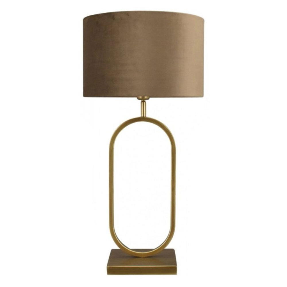 Melting Pot - Tafel Lamp Voet Ovaal Brons Metaal 20x50cm Melting Pot - Tafel Lamp Voet Ovaal Brons Metaal 20x50cm