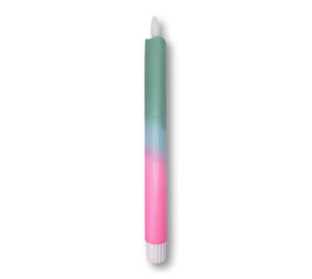 Melting Pot - LED-Kaars Candy Groen Aqua Roze 2x25cm + timer Melting Pot - LED-Kaars Candy Groen Aqua Roze 2x25cm + timer