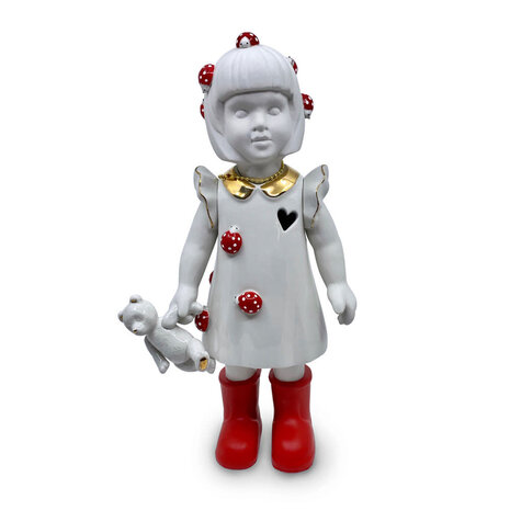 Lammers en Lammers - Femke Lieveheersbeestjes Rode Laarzen 30cm Lammers en Lammers - Femke Lieveheersbeestjes Rode Laarzen 30cm