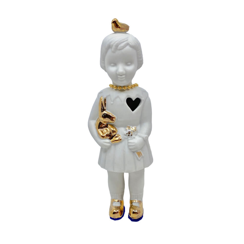 Lammers en Lammers - Zusje met Musje Wit 14cm