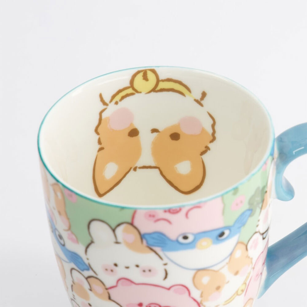 Melting Pot - Drink Mok Kawaii Dieren Pastel 340ml in cadeau doos Melting Pot - Drink Mok Kawaii Dieren Pastel 340ml in cadeau doos