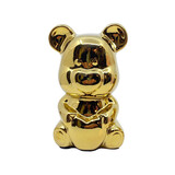 Melting Pot - Beeldje Design Beer Zittend Goud Glans 18cm
