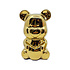 Beeldje Design Beer Zittend Goud Glans 18cm
