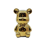 Melting Pot - Beeldje Design Beer Zittend Goud Glans 12cm Melting Pot - Beeldje Design Beer Zittend Goud Glans 12cm