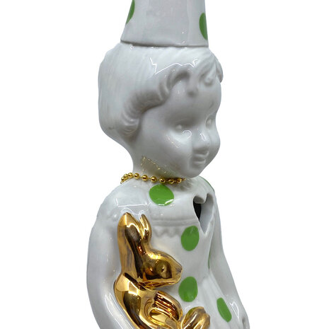 Lammers en Lammers - Hanging Around Meisje Polkadots Groen 27cm Lammers en Lammers - Hanging Around Meisje Polkadots Groen 27cm