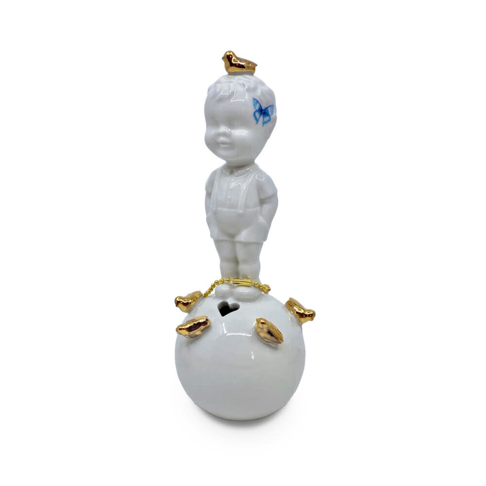 Lammers en Lammers - Quitie Pie Jongen Porselein 17cm