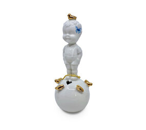 Lammers en Lammers - Quitie Pie Jongen Porselein 17cm