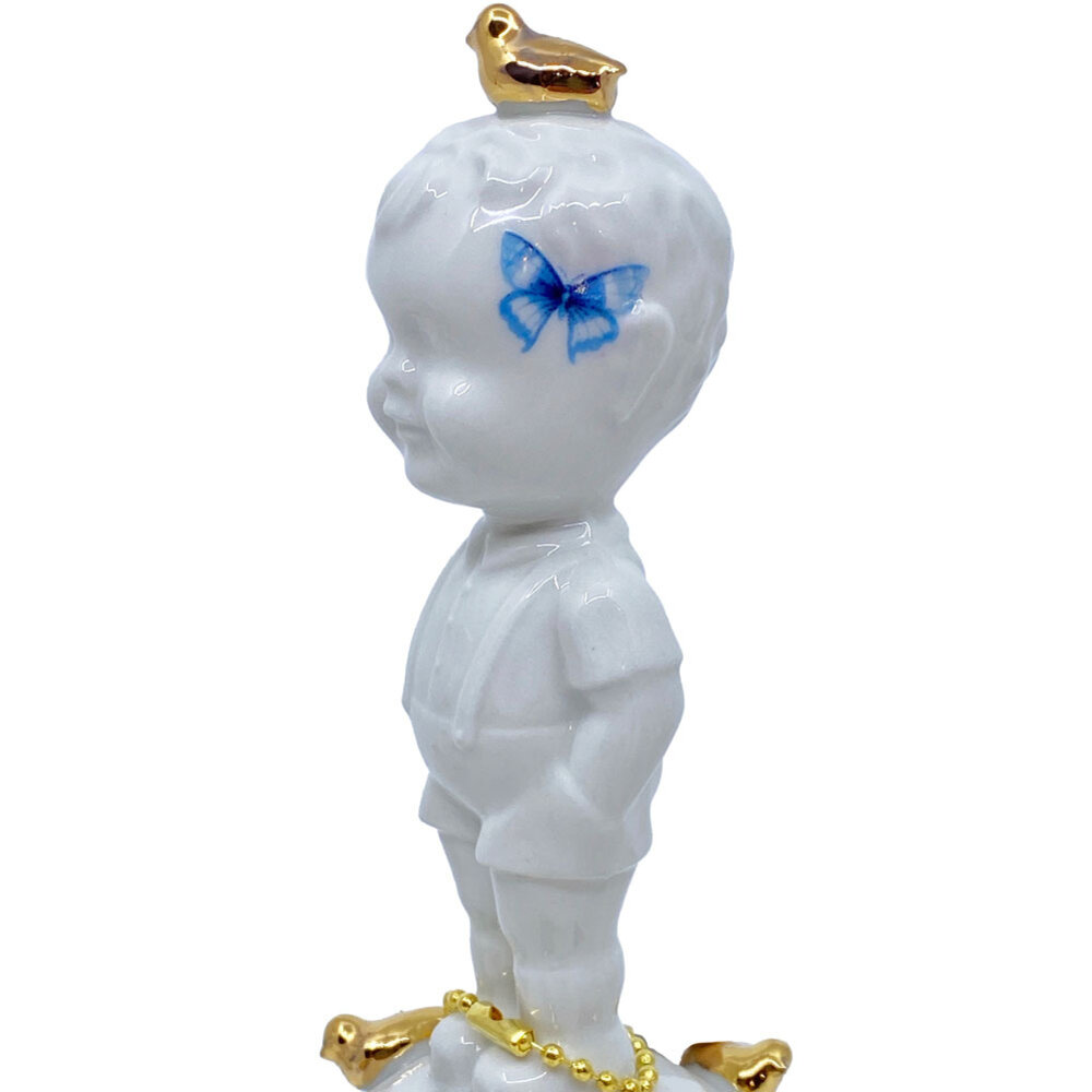 Lammers en Lammers - Quitie Pie Jongen Porselein 17cm