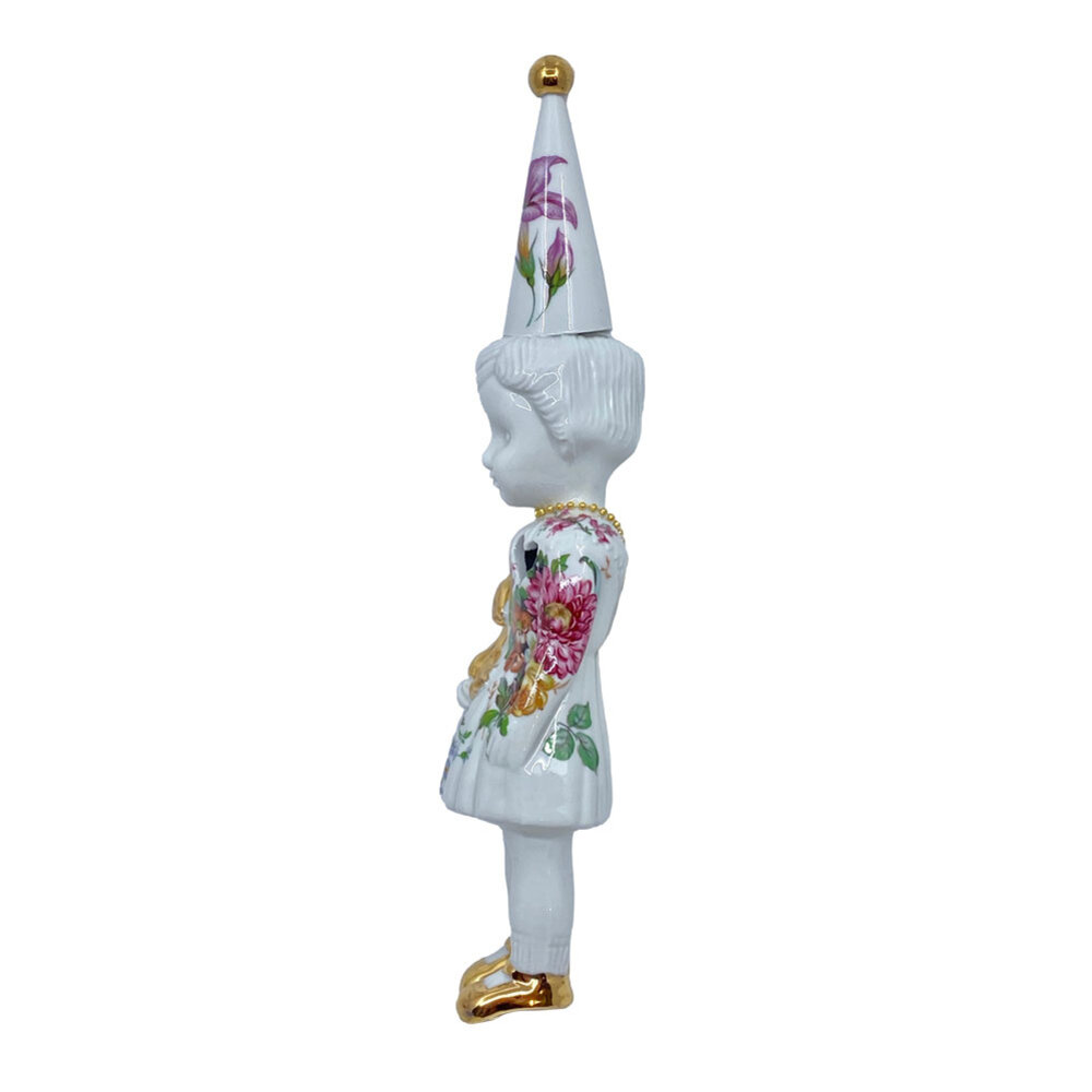 Lammers en Lammers - Hanging Around Meisje Bloemen Porselein 27cm