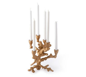 Pols Potten - Kandelaar Apple Tree S Goud Aluminium 27x32cm 6 armen Pols Potten - Kandelaar Apple Tree S Goud Aluminium 27x32cm 6 armen