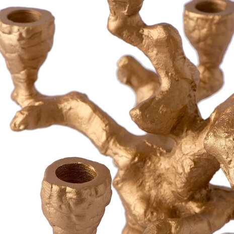 Pols Potten - Kandelaar Apple Tree S Goud Aluminium 27x32cm 6 armen Pols Potten - Kandelaar Apple Tree S Goud Aluminium 27x32cm 6 armen