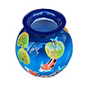 Colmore - Vaas Koi Karpers Blauw Multicolor Metaal 24x26cm Colmore - Vaas Koi Karpers Blauw Multicolor Metaal 24x26cm