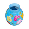 Colmore - Vaas Bloemen Blauw Multicolor Metaal 20x26cm Colmore - Vaas Bloemen Blauw Multicolor Metaal 20x26cm