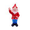 Melting Pot - Beeldje Kabouter Fuck You Rood-Blauw 15cm Melting Pot - Beeldje Kabouter Fuck You Rood-Blauw 15cm