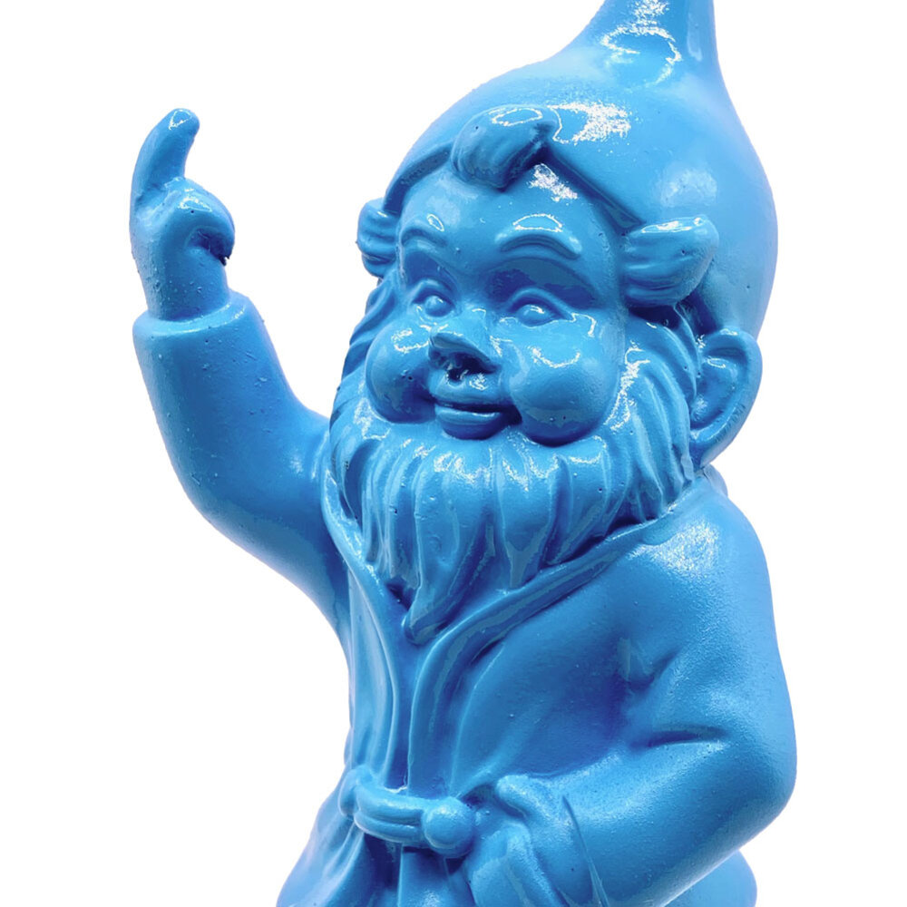 Melting Pot - Beeldje Kabouter Fuck You Licht Blauw 15cm Melting Pot - Beeldje Kabouter Fuck You Licht Blauw 15cm