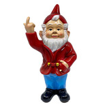 Melting Pot - Beeld Kabouter Fuck You Rood-Blauw 30cm