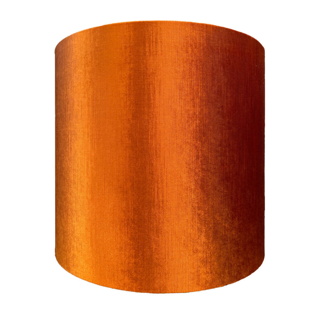 Colmore - Lampenkap Oranje Glans Velours 40x40cm