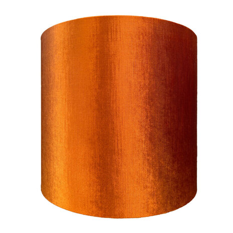 Colmore - Lampenkap Oranje Glans Velours 40x40cm