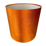 Colmore - Lampenkap Oranje Glans Velours 40x40cm Colmore - Lampenkap Oranje Glans Velours 40x40cm