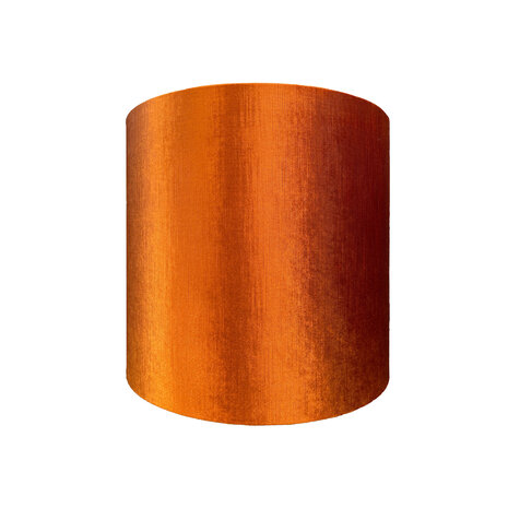 Colmore - Lampenkap Oranje Glans Velours 25x25cm