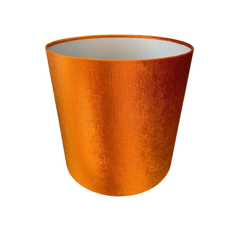 Colmore - Lampenkap Oranje Glans Velours 25x25cm