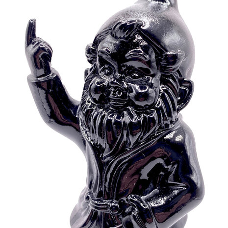Melting Pot - Beeldje Kabouter Fuck You Zwart 15cm