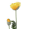 Colmore - Kunstbloem Papaver Geel 2 op Steel 72cm Colmore - Kunstbloem Papaver Geel 2 op Steel 72cm