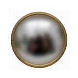 Melting Pot - Spiegeltje Rond Bol Convex Antiek Goud 20cm