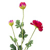 Colmore - Kunstbloem Papaver Rood 3 Bloemen Steel 91cm Colmore - Kunstbloem Papaver Rood 3 Bloemen Steel 91cm