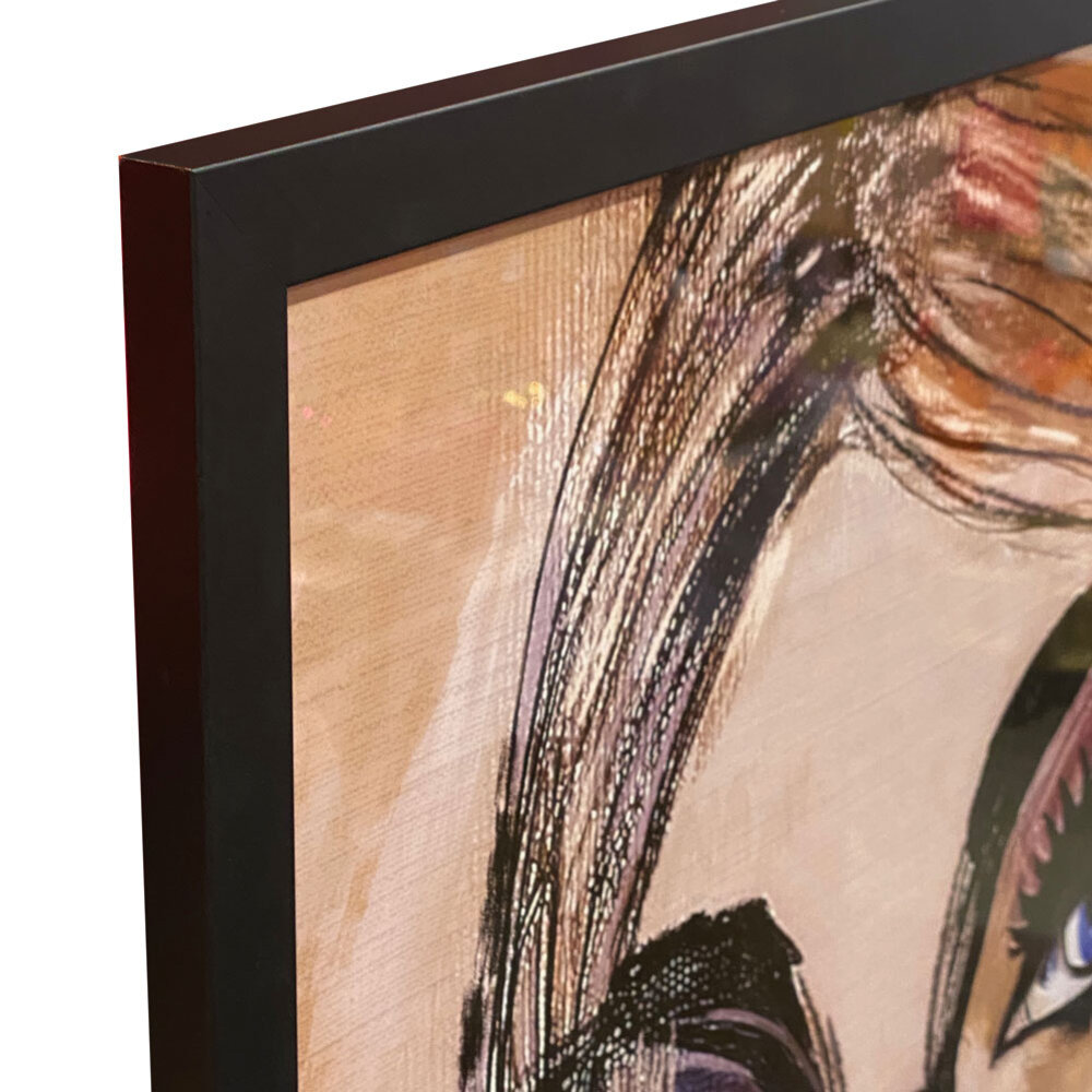 Colmore - Schilderij Art Lady Glasses Side Multi 70x100cm ingelijst Colmore - Schilderij Art Lady Glasses Side Multi 70x100cm ingelijst