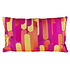 Sierkussen Stripes Fuchsia Oranje Goud 60x35cm Sierkussen Stripes Fuchsia Oranje Goud 60x35cm