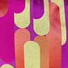 Colmore - Sierkussen Stripes Fuchsia Oranje Goud 60x35cm Colmore - Sierkussen Stripes Fuchsia Oranje Goud 60x35cm
