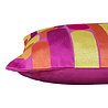 Colmore - Sierkussen Stripes Fuchsia Oranje Goud 60x35cm Colmore - Sierkussen Stripes Fuchsia Oranje Goud 60x35cm