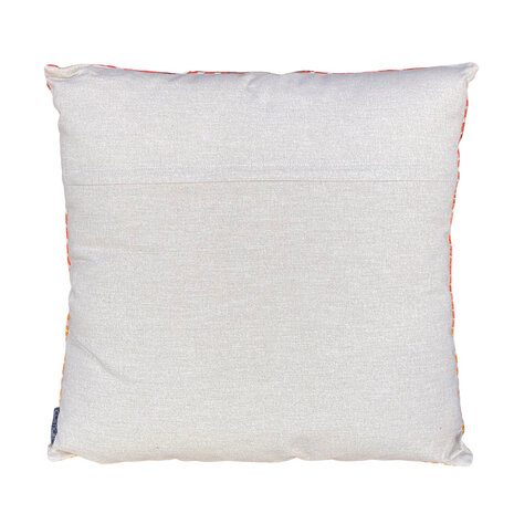 Colmore - Sierkussen Swirls Oranje Geel Katoen 50x50cm Colmore - Sierkussen Swirls Oranje Geel Katoen 50x50cm