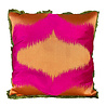 Colmore - Sierkussen Golf Oranje Fuchsia 50x50cm franjes Colmore - Sierkussen Golf Oranje Fuchsia 50x50cm franjes