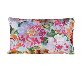 Colmore - Sierkussen Bloemen Multicolor Katoen 60x35cm Colmore - Sierkussen Bloemen Multicolor Katoen 60x35cm