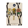 Doing Goods - Wandhaken Posy Flowers Multicolor 4x7cm Set-3 Doing Goods - Wandhaken Posy Flowers Multicolor 4x7cm Set-3