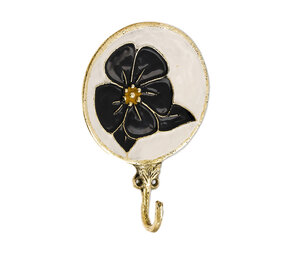 Doing Goods - Wandhaak Lina Flower Multi Messing 11x17cm Doing Goods - Wandhaak Lina Flower Multi Messing 11x17cm