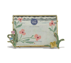 Doing Goods - Fotolijstje Ivy Flowers Messing 19x11cm - foto 18x10cm Doing Goods - Fotolijstje Ivy Flowers Messing 19x11cm - foto 18x10cm