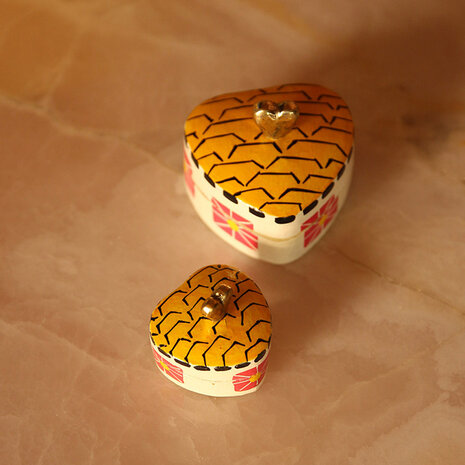 Doing Goods - Sieraaddoosje Erin Heart Multicolor Karton 6x3cm Doing Goods - Sieraaddoosje Erin Heart Multicolor Karton 6x3cm