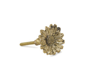 Doing Goods - Ladeknop Breezy Daisy Messing 4x4cm Doing Goods - Ladeknop Breezy Daisy Messing 4x4cm